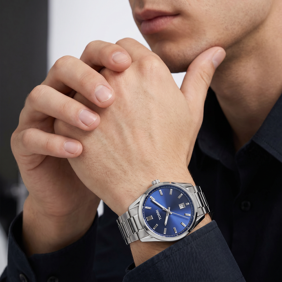 Torri Salvini Men's Watch – Blue Dial – view 2