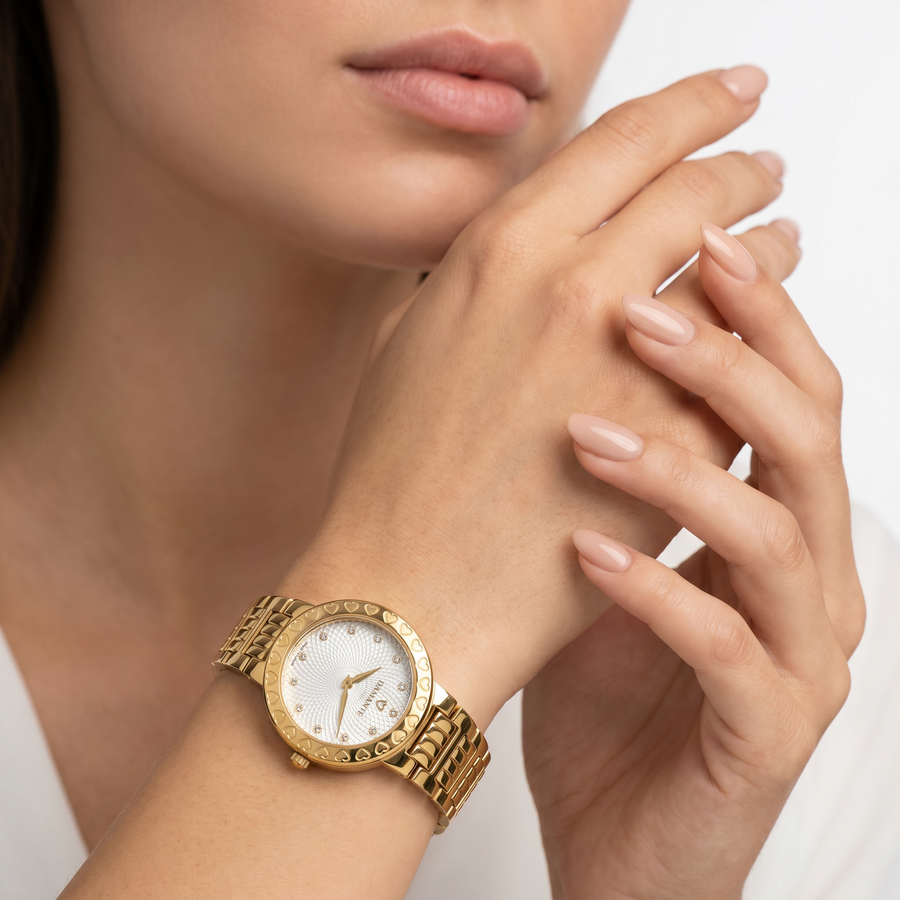 D'Amante Logo Women's Watch – Silver Dial, 30 mm – view 2