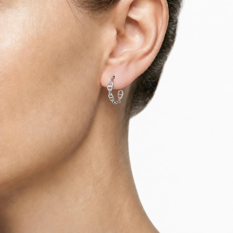 Woman Intreccio Bold Silver 925 Earrings