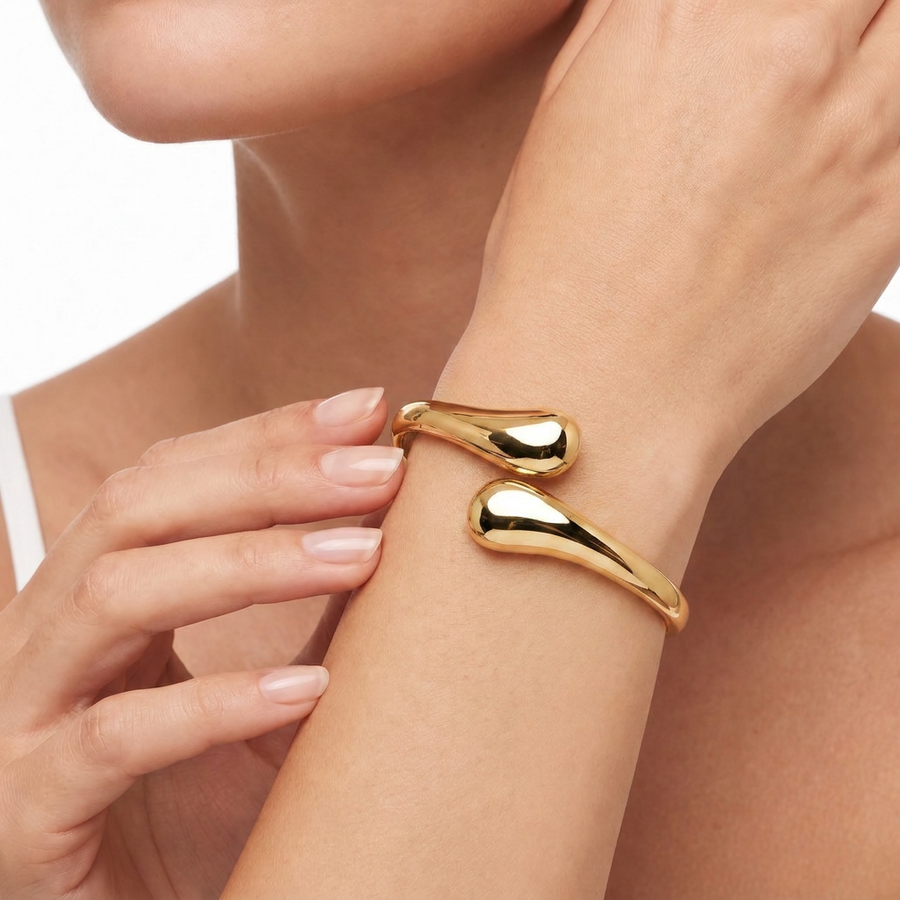 Woman Bold Trendy Steel Bangle