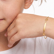 Kids B-Baby Gold Butterfly 18K Bracelet