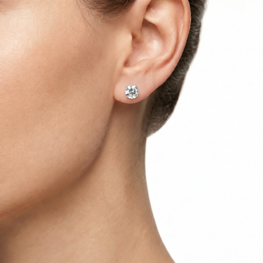 Woman B-Classic Silver 925 Earrings