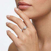 18K Two-Tone Gold Marilyn Ring – Diamond – view 2