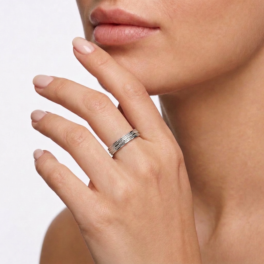 Unisex Fedi Wedding 18K Ring