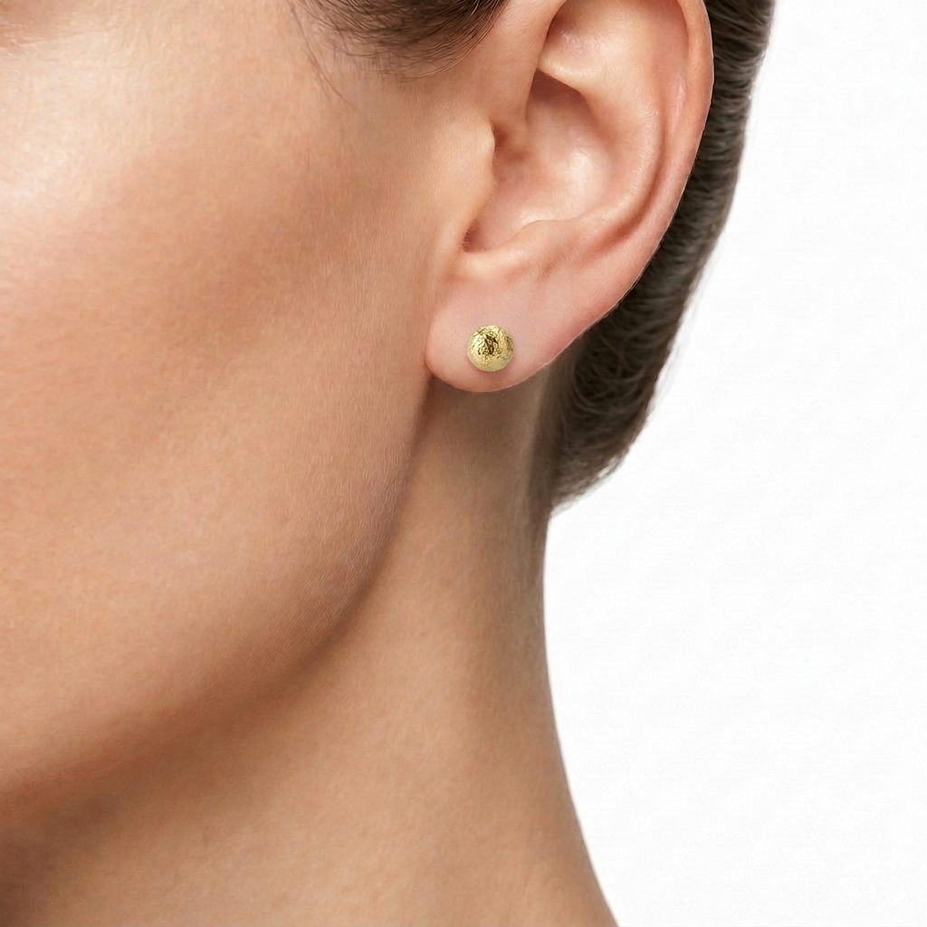 Woman Boule Gold 18K Earrings