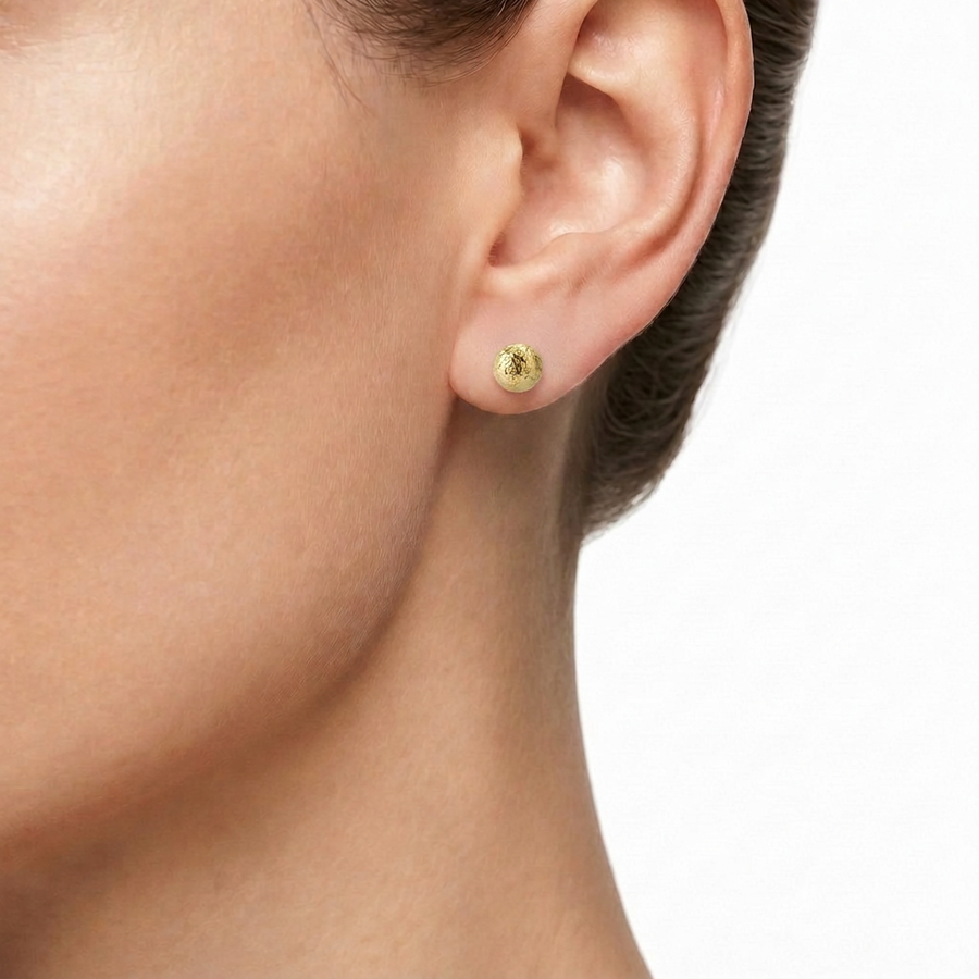 Woman Boule Gold 18K Earrings