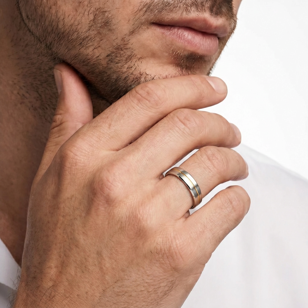 18K Two-Tone Gold Fedi Ring – view 2