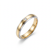 18K White Gold Fedi Ring