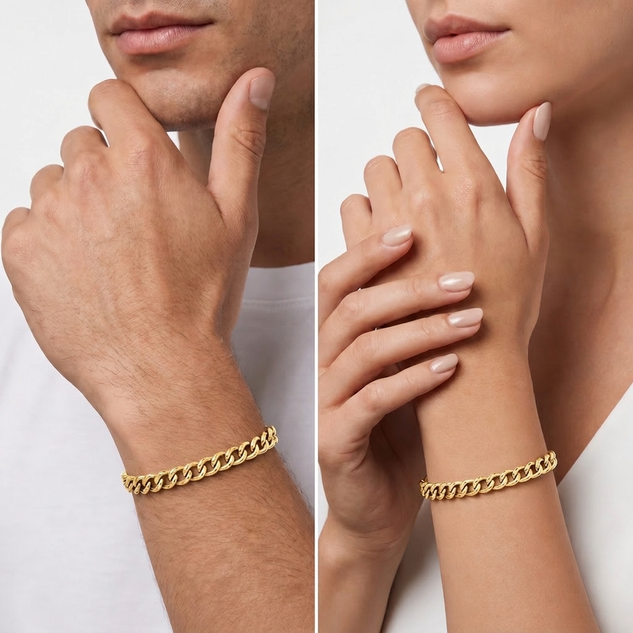 Unisex Intreccio Bold Silver 925 Bracelet