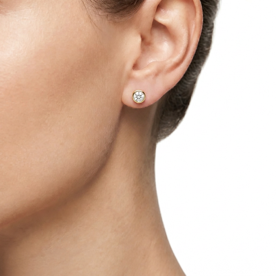 Woman B-Classic Gold 18K Earrings