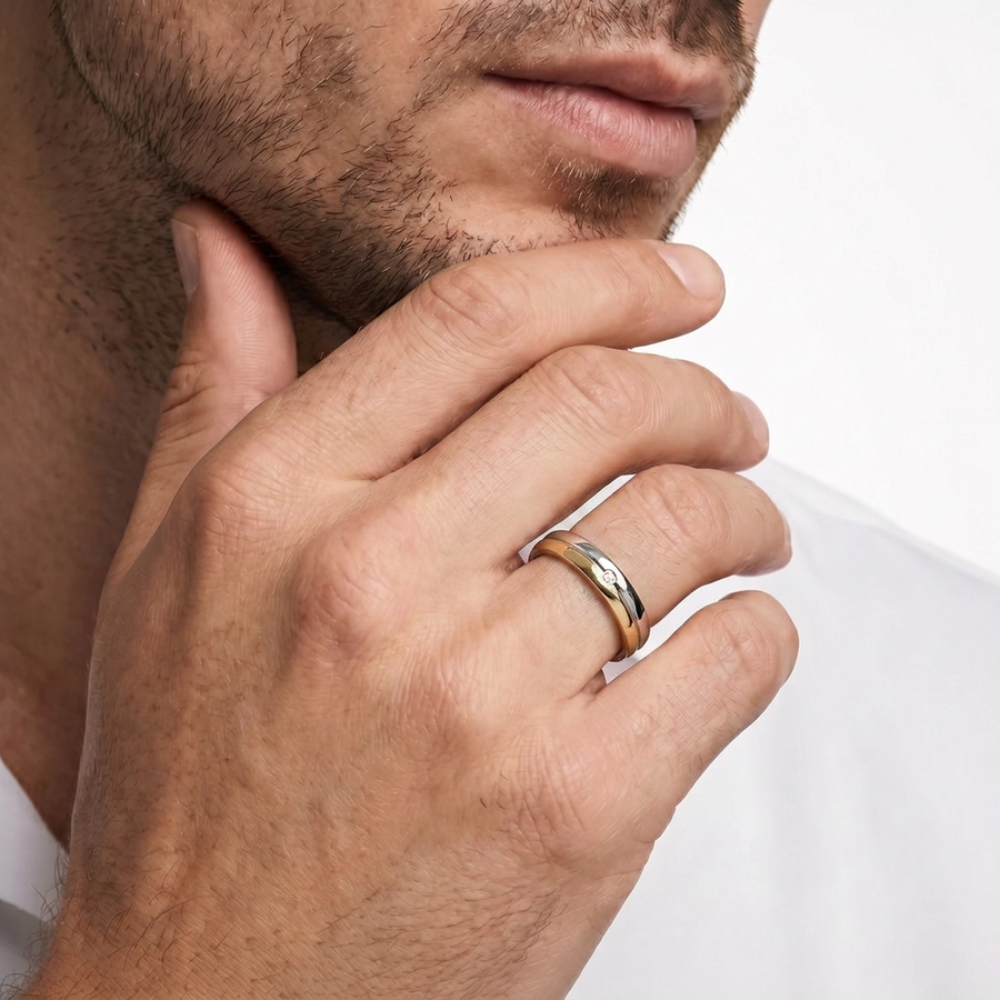 Unisex Fedi Wedding 18K Ring