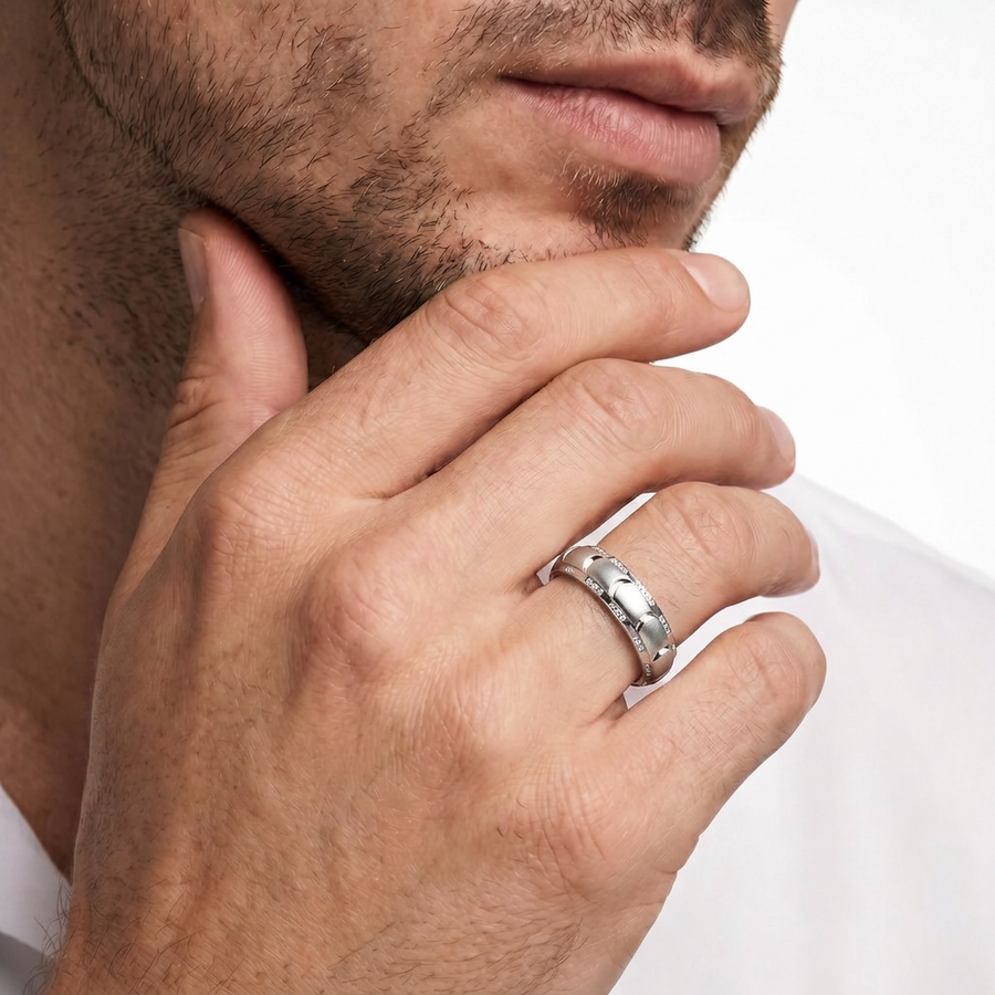 Unisex Fedi Wedding 18K Ring