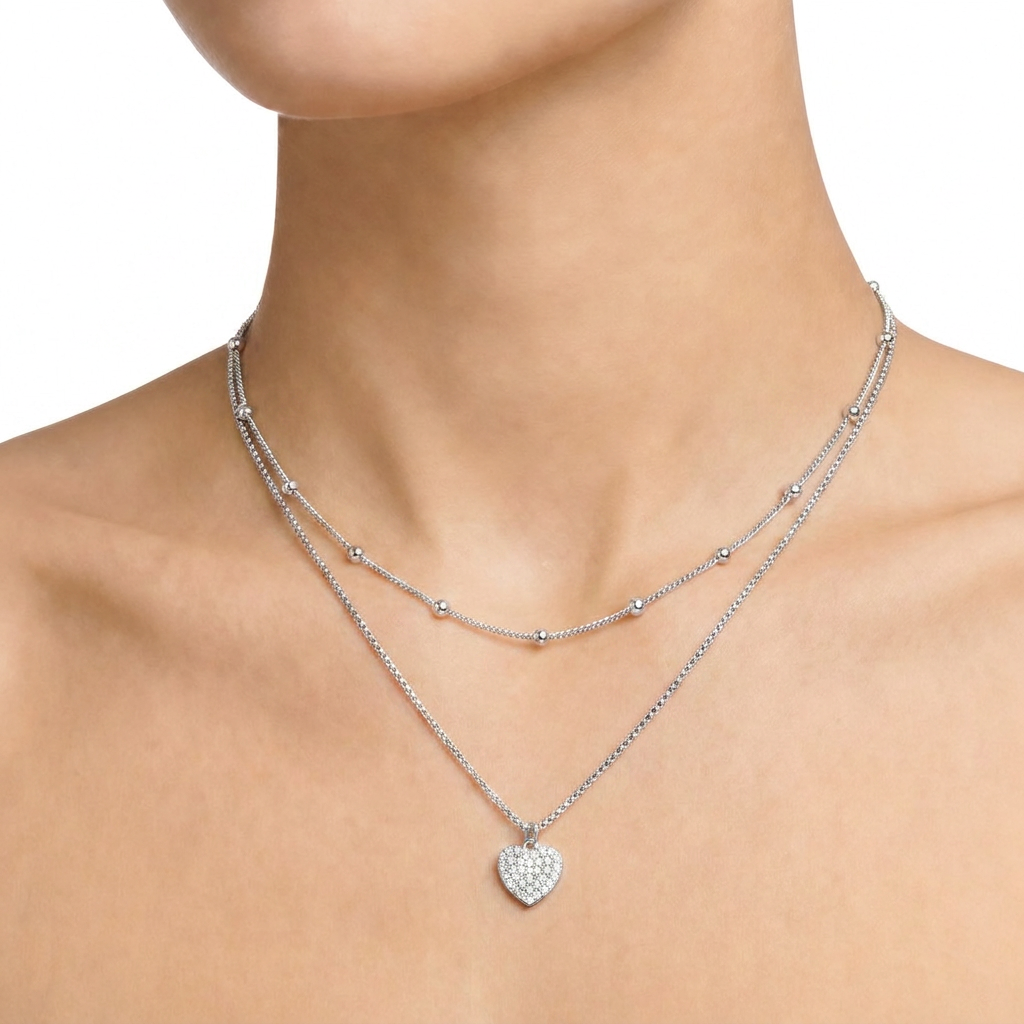 Woman True Love Silver 925 Necklace