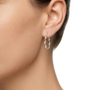 Woman Creole Gold Anniversary 9K Earrings