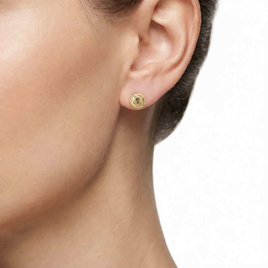 Woman Boule Gold 18K Earrings