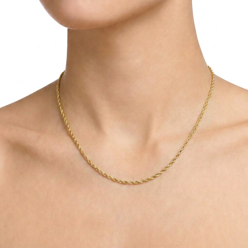 Woman Corda Gold 9K Chain