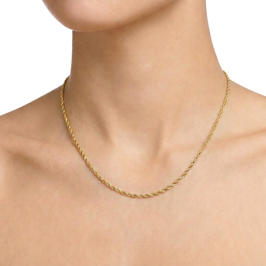 Woman Corda Gold 9K Chain