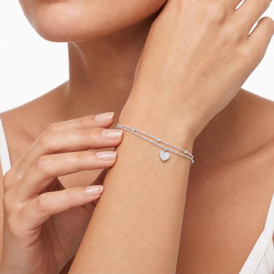 Woman True Love Silver 925 Bracelet