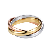 18K Two-Tone Gold Fedi Ring