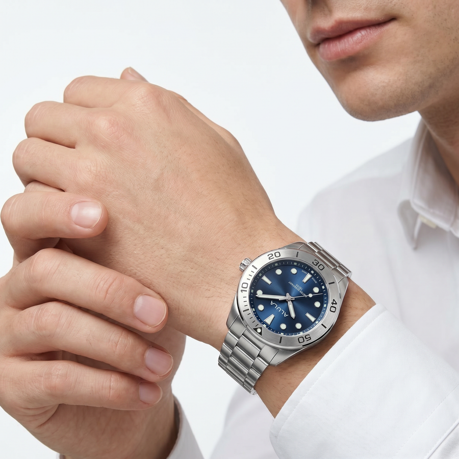 Alula Men's Watch – Blue Dial – view 2