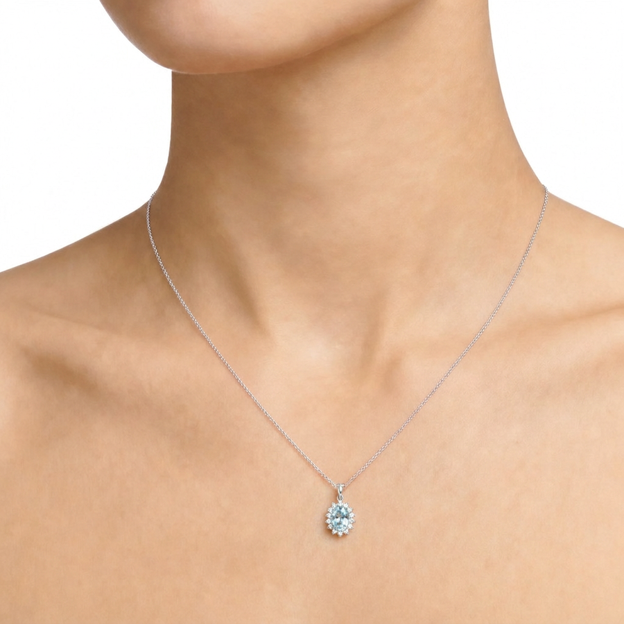Woman Princess Silver 925 Necklace