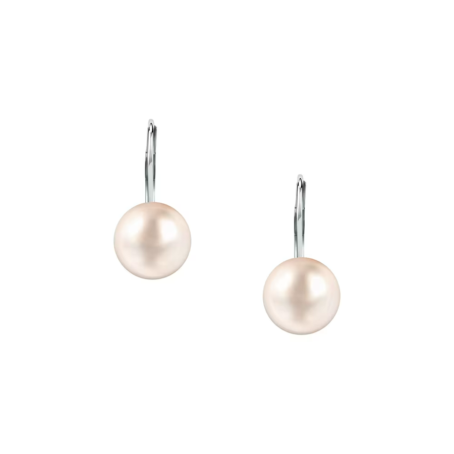Woman B-Classic Gold Pearls 18K Earrings