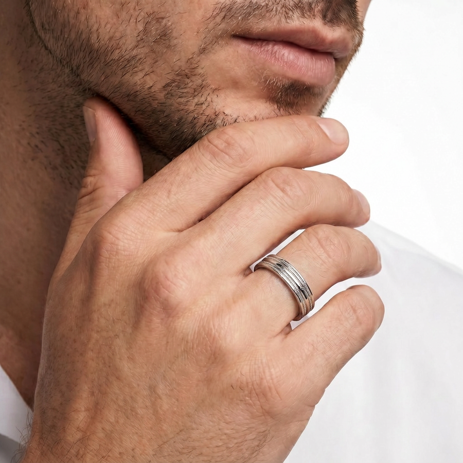 Unisex Fedi Wedding 18K Ring